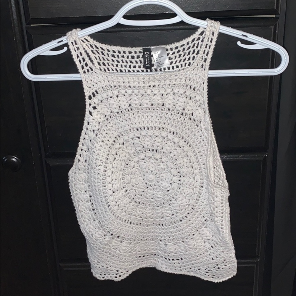 H&M crochet tank top